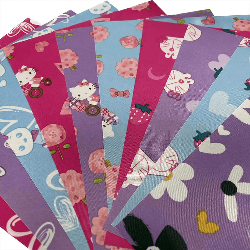 Typis Satin fabricae cum PVC coating