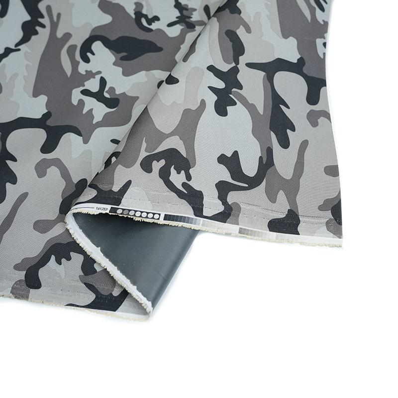 Camouflage Oxford fabricae cum PVC coating